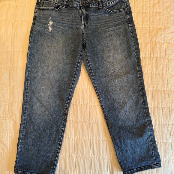 Simply Vera - Vera Wang Denim - Cropped Capri - Mid-rise - Size 8 - Picture 2 of 6